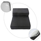 DHINGM Pet Step Ladder, Sponge, No Collapse, Removable, Moisture Absorption, Non-Stick, Multi-Purpose, Environmentally Friendly, Durable Black