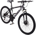 Mens/Womens Mountain Bike, Aluminum Frame Bike with Linear Pull Brakes | 26 Inch All-Terrain Bicycle with Front Suspension Adjustable Seat