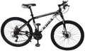 Adult Mountain Bike with 26 Inch Wheel Derailleur Lightweight Sturdy Aluminum Frame Bicycle,Adult Road Offroad City Bike, 21 Speed Dual Disc Brakes Front Suspension Fork for Men
