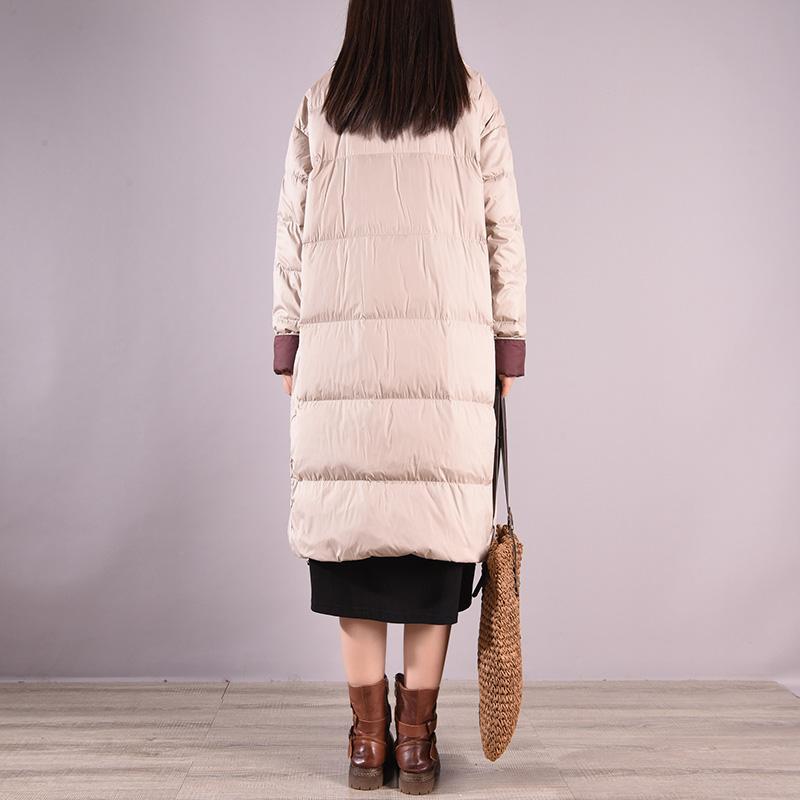 winter women thick warm loose down overcoat