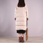 winter women thick warm loose down overcoat