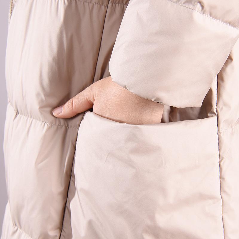 winter women thick warm loose down overcoat