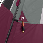Instant Cabin 11 ft. x 9 ft. x 6 ft. 6-Person Cabin Tent with Air Vents and Loft in Red