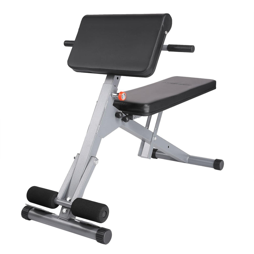 Abdominal /Hyper Back Extension Bench, Fitness Multi- Workout Adjustable Commercial Stamina Pro Ab Core Strength Bench BTC