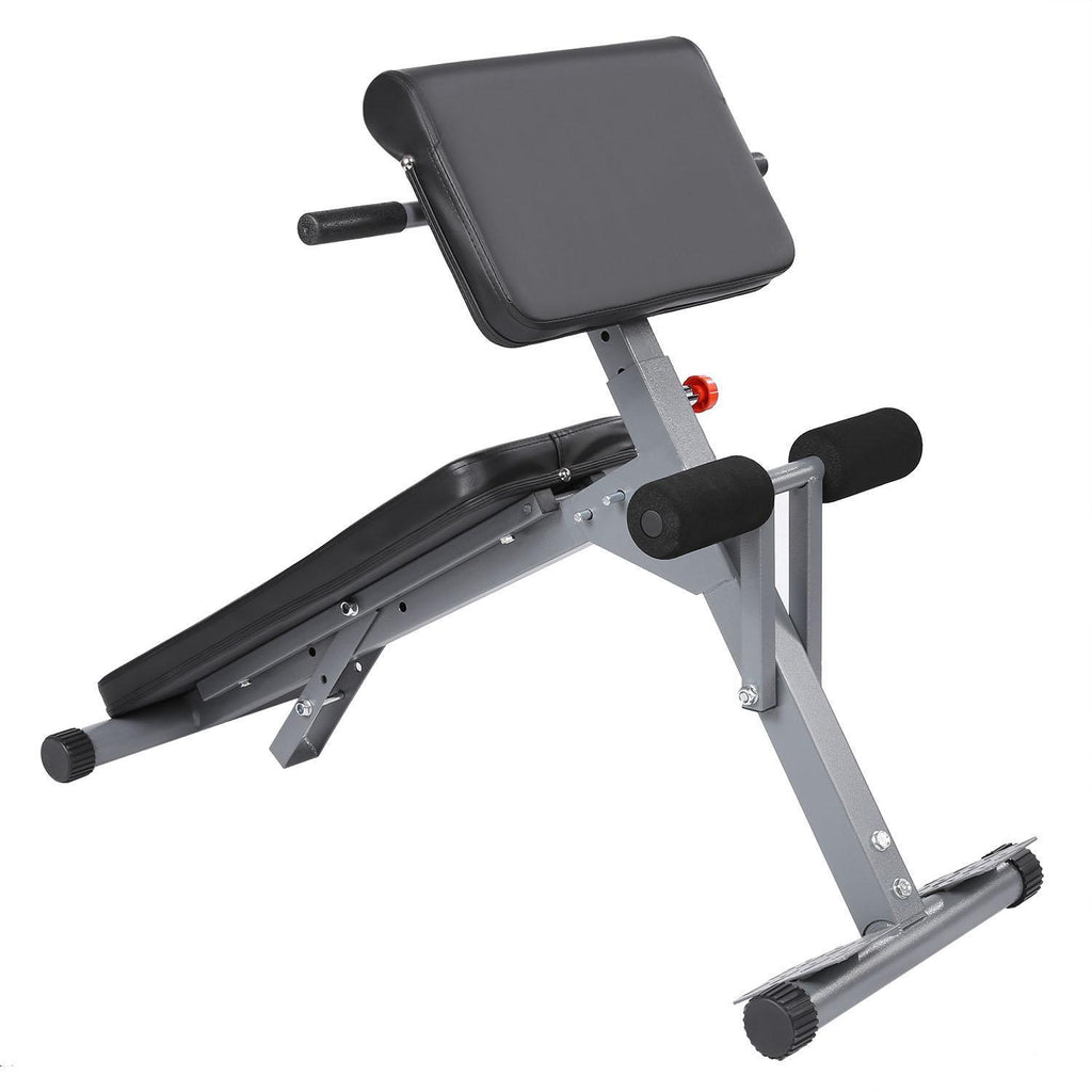 Abdominal /Hyper Back Extension Bench, Fitness Multi- Workout Adjustable Commercial Stamina Pro Ab Core Strength Bench BTC