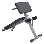 Abdominal /Hyper Back Extension Bench, Fitness Multi- Workout Adjustable Commercial Stamina Pro Ab Core Strength Bench BTC
