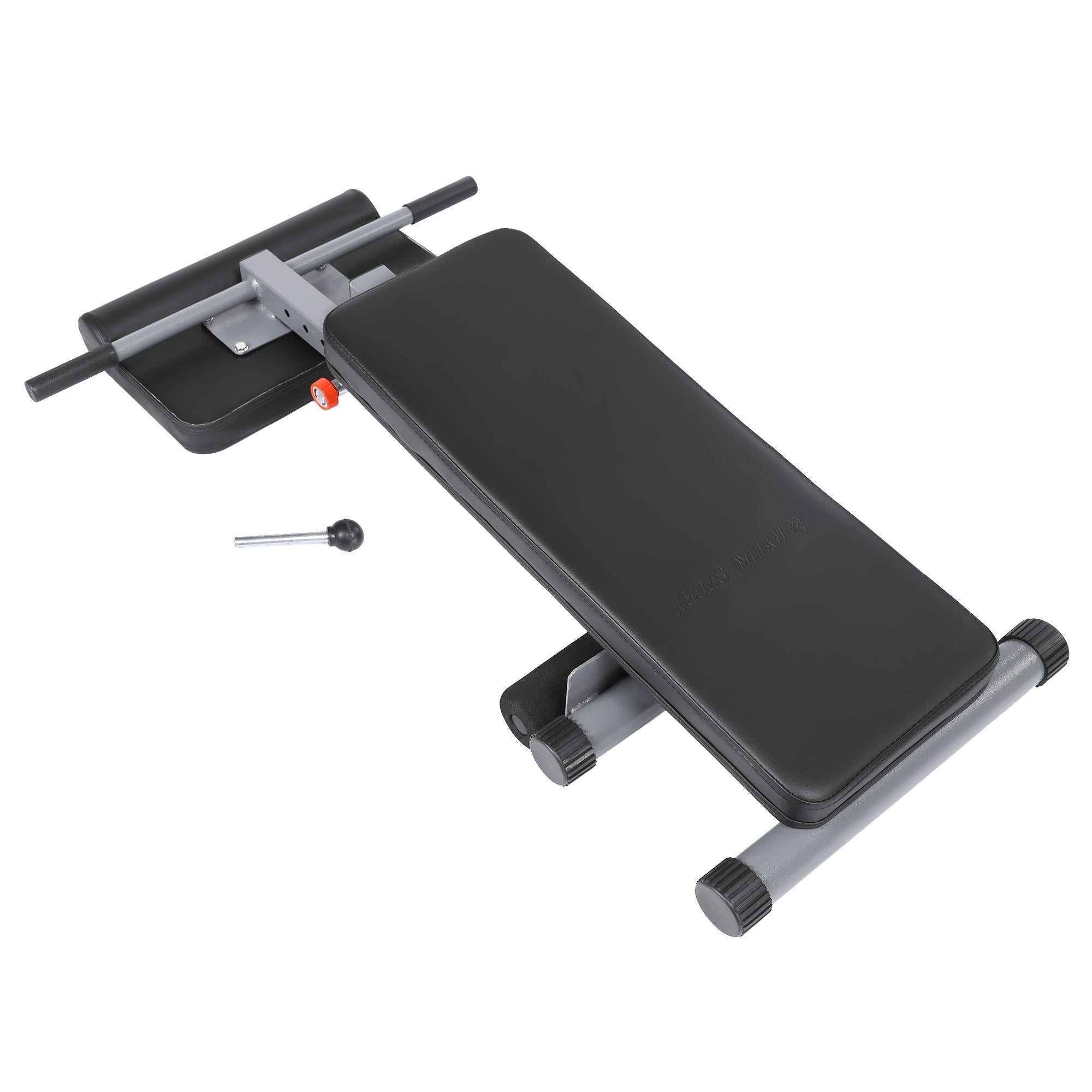 Abdominal /Hyper Back Extension Bench, Fitness Multi- Workout Adjustable Commercial Stamina Pro Ab Core Strength Bench BTC