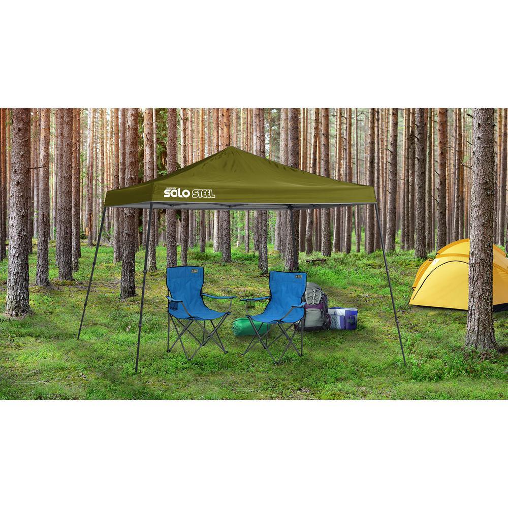 Solo90 11 ft. x 11 ft. Olive Slant Leg Canopy