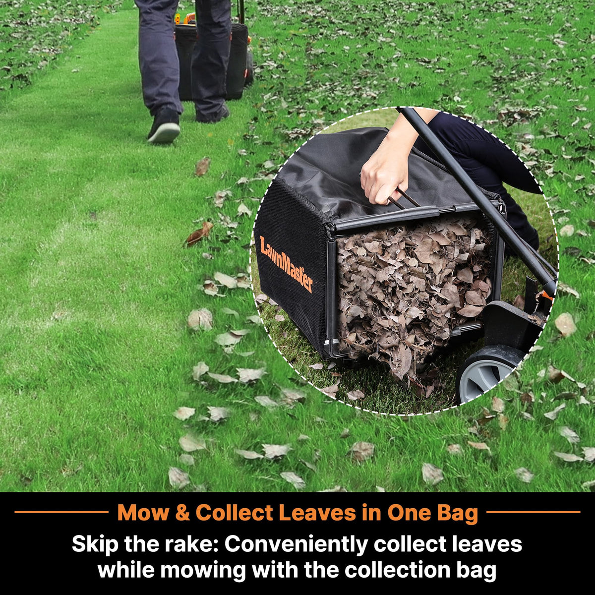 48V MAX Electric Lawn Mower, 19-inch Brushless Cordless Lawn Mower with 2X24V MAX 4.0Ah Battery and a Dual Charger-CLMF4819A