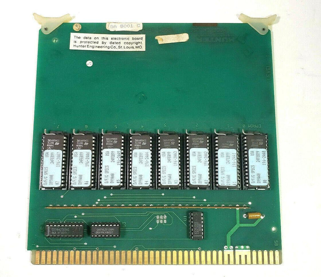 Hunter Engineering ASSM 45-346-3 45-345-2 EEPROM Board