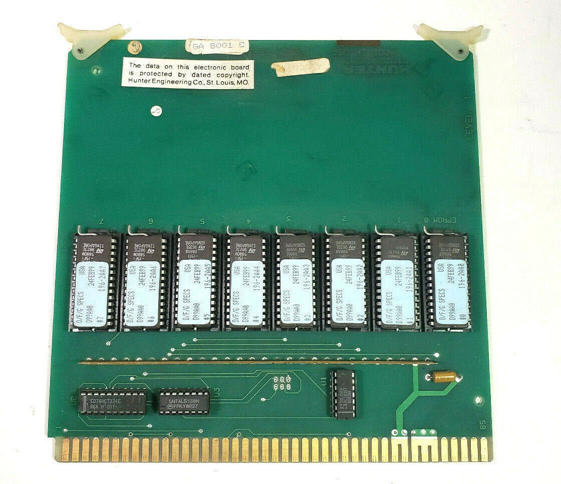 Hunter Engineering ASSM 45-346-3 45-345-2 EEPROM Board