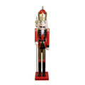 5' Red and White Commercial Size Christmas Nutcracker with Scepter