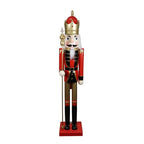 5' Red and White Commercial Size Christmas Nutcracker with Scepter