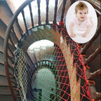 WANIAN Children Protection Safety Rope Net - Outdoor Children Climbing Climbing net Anti-Fall net Construction Safety net Nylon Rope Decorative Rope net (Size : 45M)