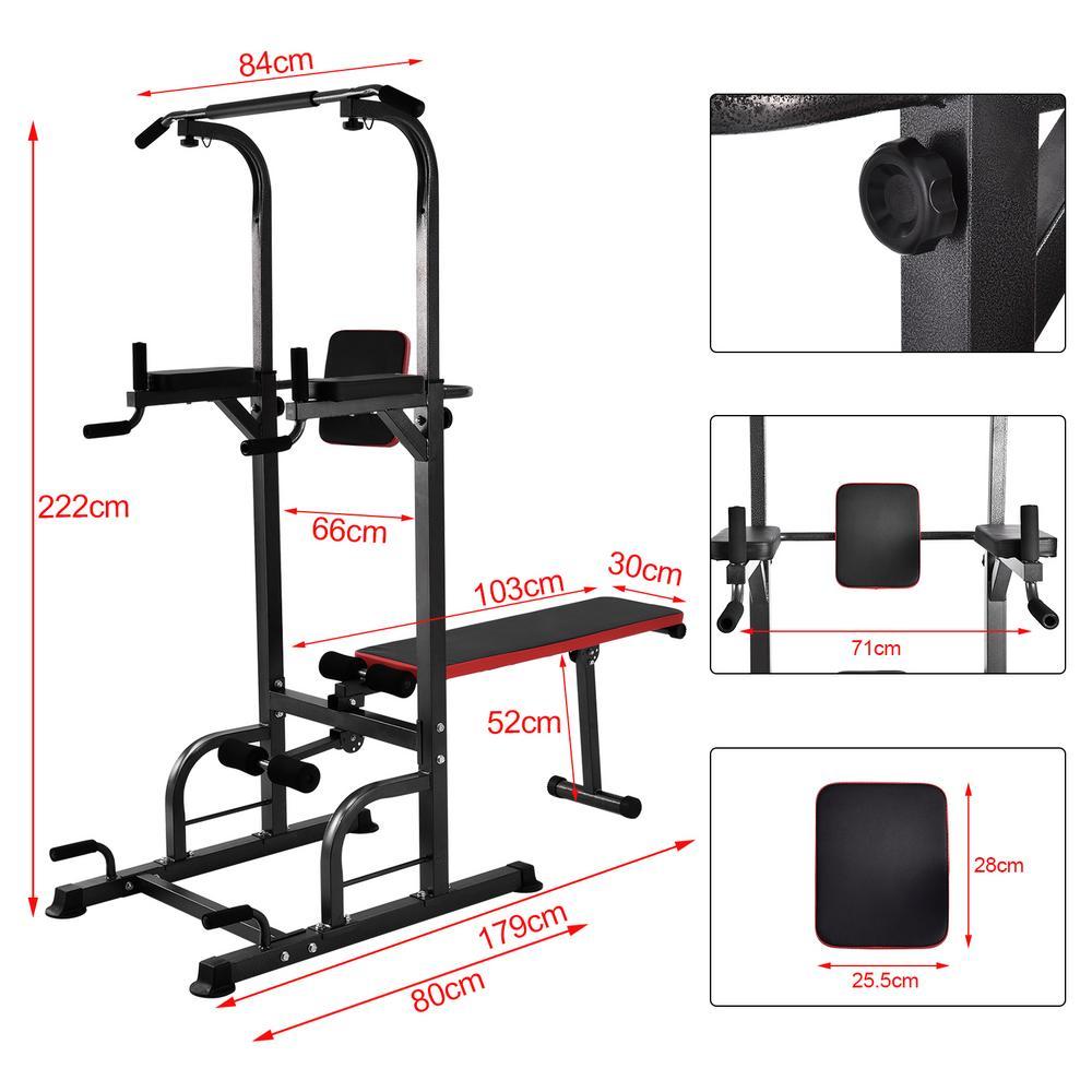 Houssem Aouar Gym Pull-ups, Indoor Sit-up Board, Weight-Bearing Squat Rack , Multifunctional Fitness Rack