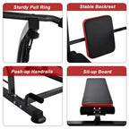 Houssem Aouar Gym Pull-ups, Indoor Sit-up Board, Weight-Bearing Squat Rack , Multifunctional Fitness Rack