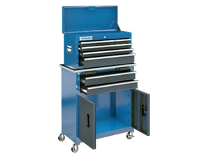 8-Drawer Rolling Tool Chest,Tool Chest with 360° Brake Wheels and Padded Feet,Tool Cabinet with LocSystem and Drawer Liners,Ideal  for Garaand Workshop