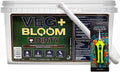 veg+ bloom dirty formulated nutrient powder for soil and peat -5lb with common culture trimming scissors