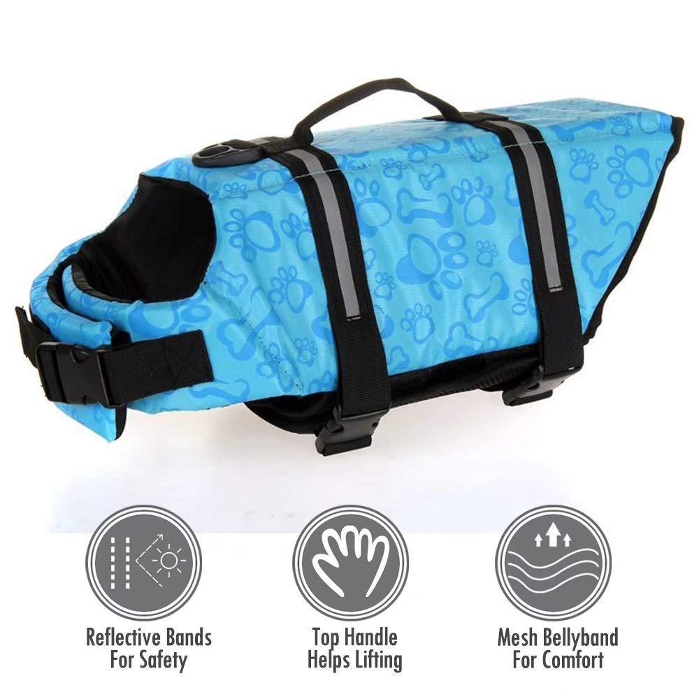 KDKDA Dog Jackets for Winter Windproof Waterproof Reversible Dog Coat for Cold Weather British Style Plaid Warm Dog Vest for Small Medium LarDogs Dog Buoyancy Aid Life Jacket Reflective Safety Vest