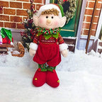 ZMDZA 2PS 60cm Scalable Christmas Elf Decoration Year Home Decoration Gifts Kids Toys Room Ornaments Plush