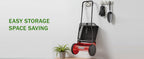 16-Inch Cordless Push Reel Lawn Mower, 5-Blade Walk-Behind Manual Grass Cutter with Steel Frame, Adjustable Cutting Height, Soft Grip Handle &amp; 7.9-Gallon Grass Catcher
