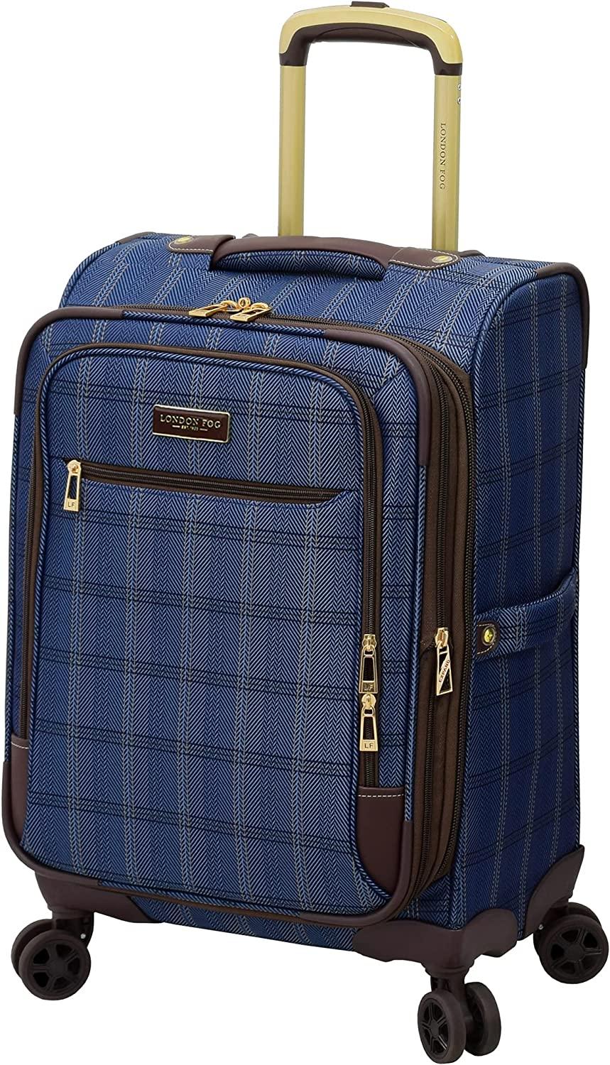 Brentwood II 20" Expandable Spinner Carry-On, Blue, Inch