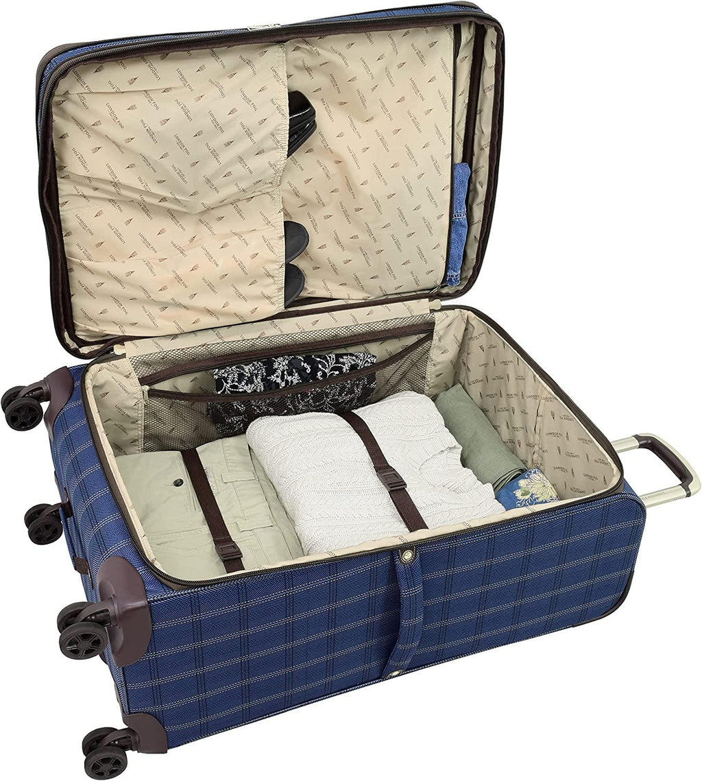 Brentwood II 20" Expandable Spinner Carry-On, Blue, Inch