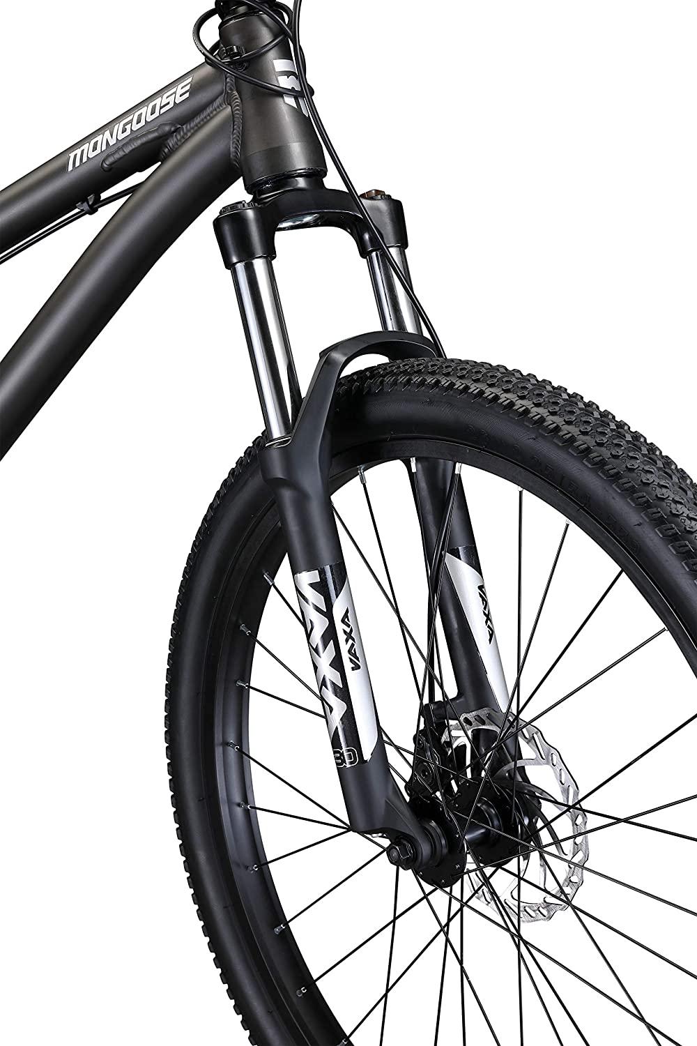 Mongoose Fireball Dirt Jump Mountain Bike, 26-Inch Wheels, Mechanical Disc Brakes