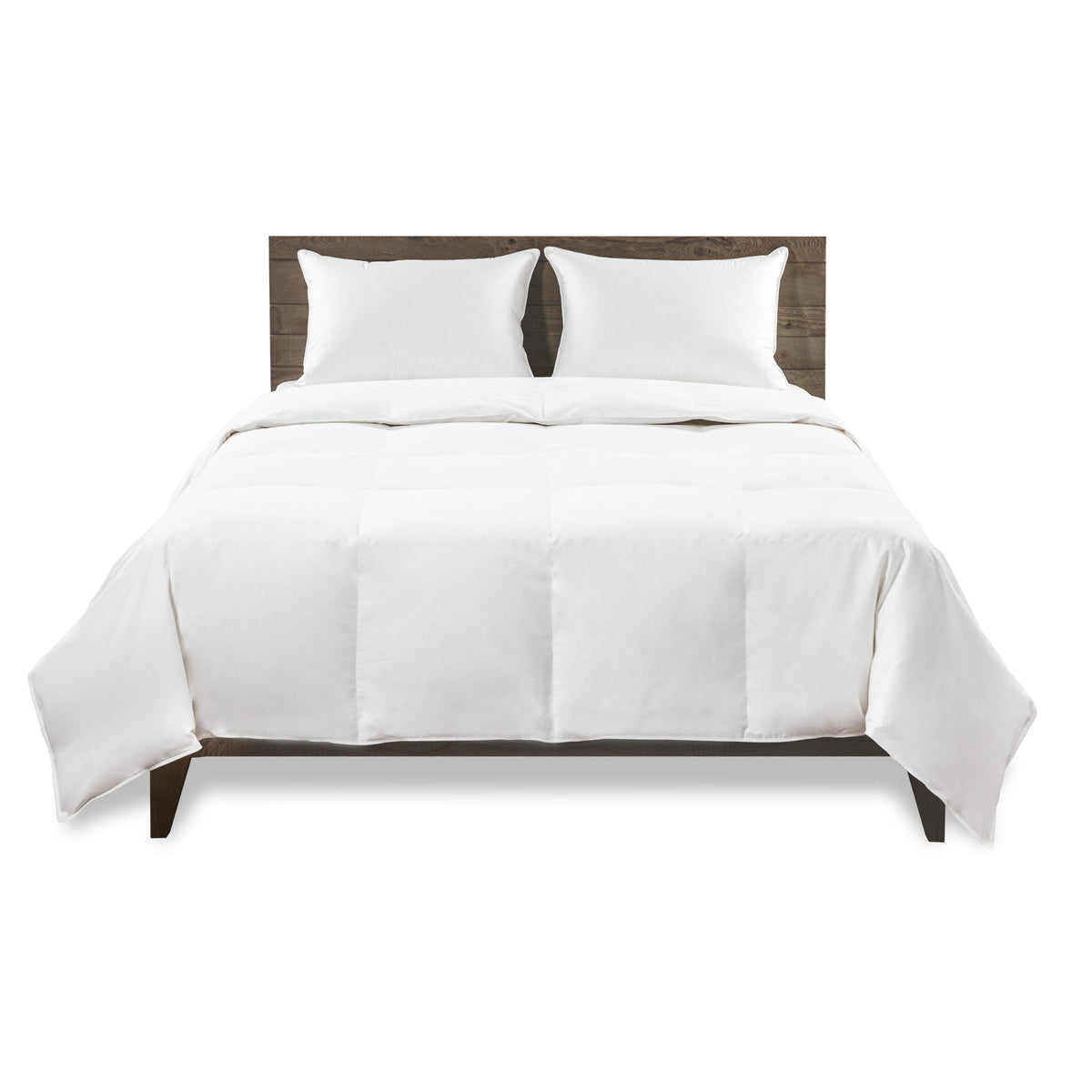 I AM Natural Down Duvet-Comforter in White with 550 FP in 68"x88"
