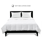 I AM Natural Down Duvet-Comforter in White with 550 FP in 68"x88"