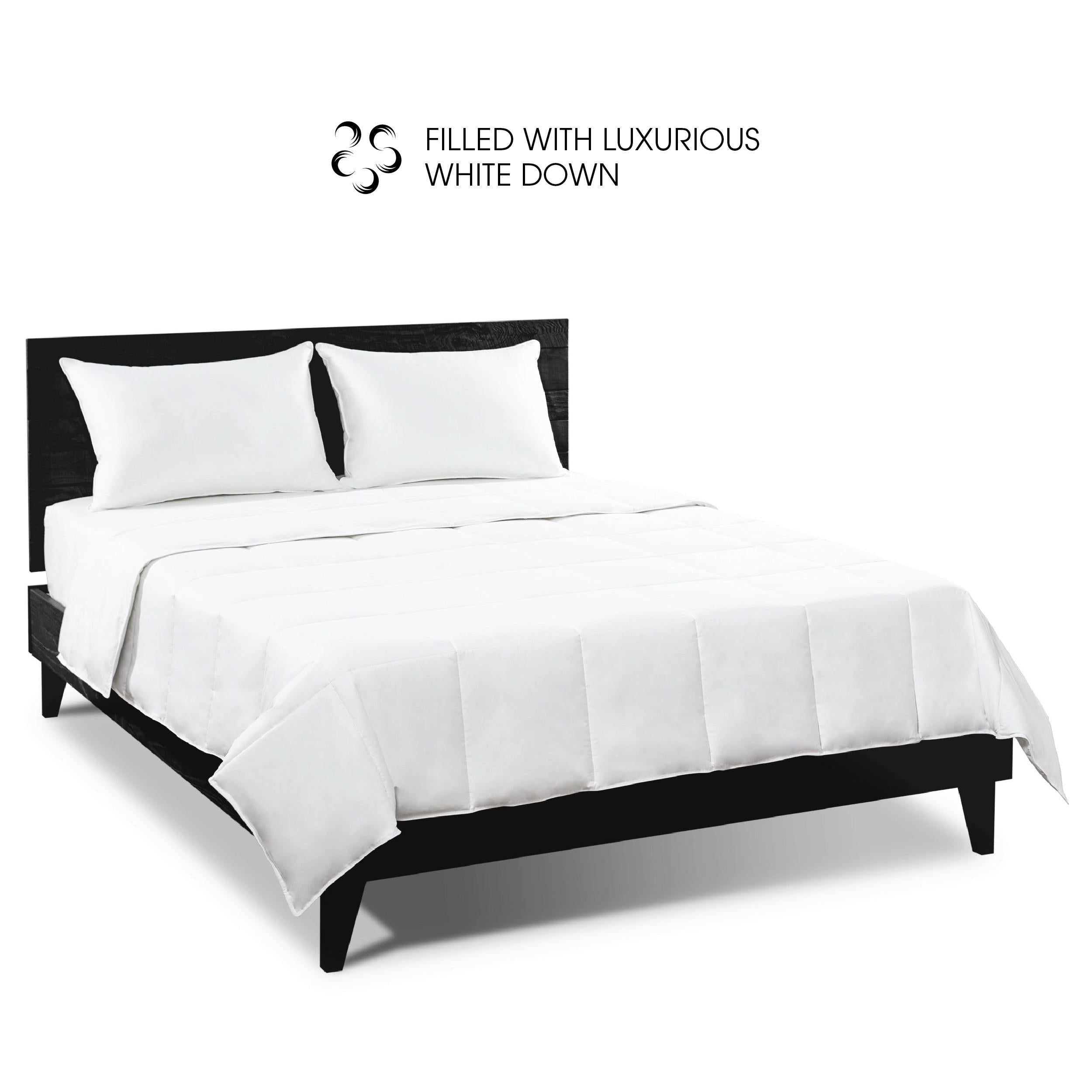 I AM Natural Down Duvet-Comforter in White with 550 FP in 68"x88"