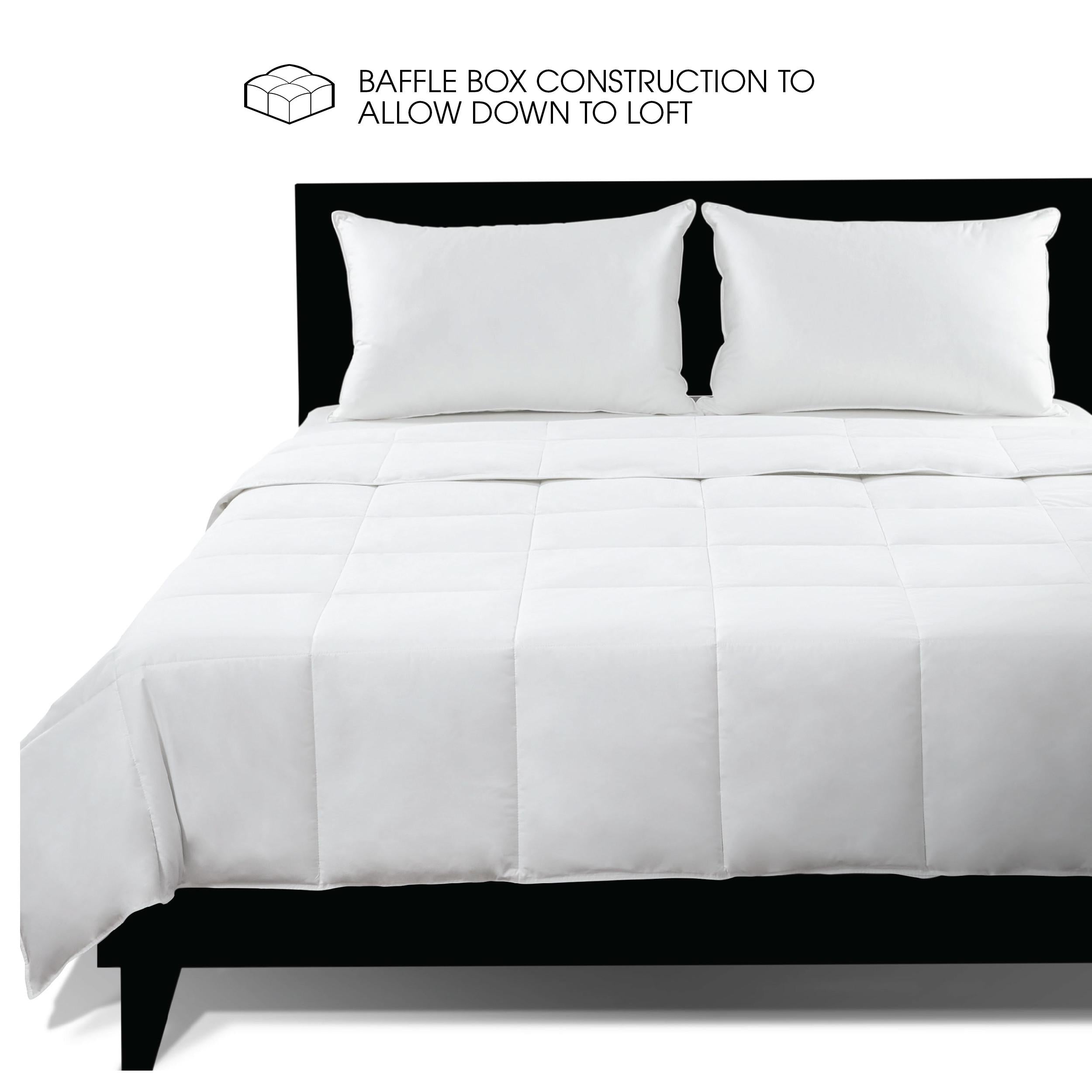 I AM Natural Down Duvet-Comforter in White with 550 FP in 68"x88"