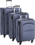Urban Softside Spinner Luggage, 3-Piece Set, Blue