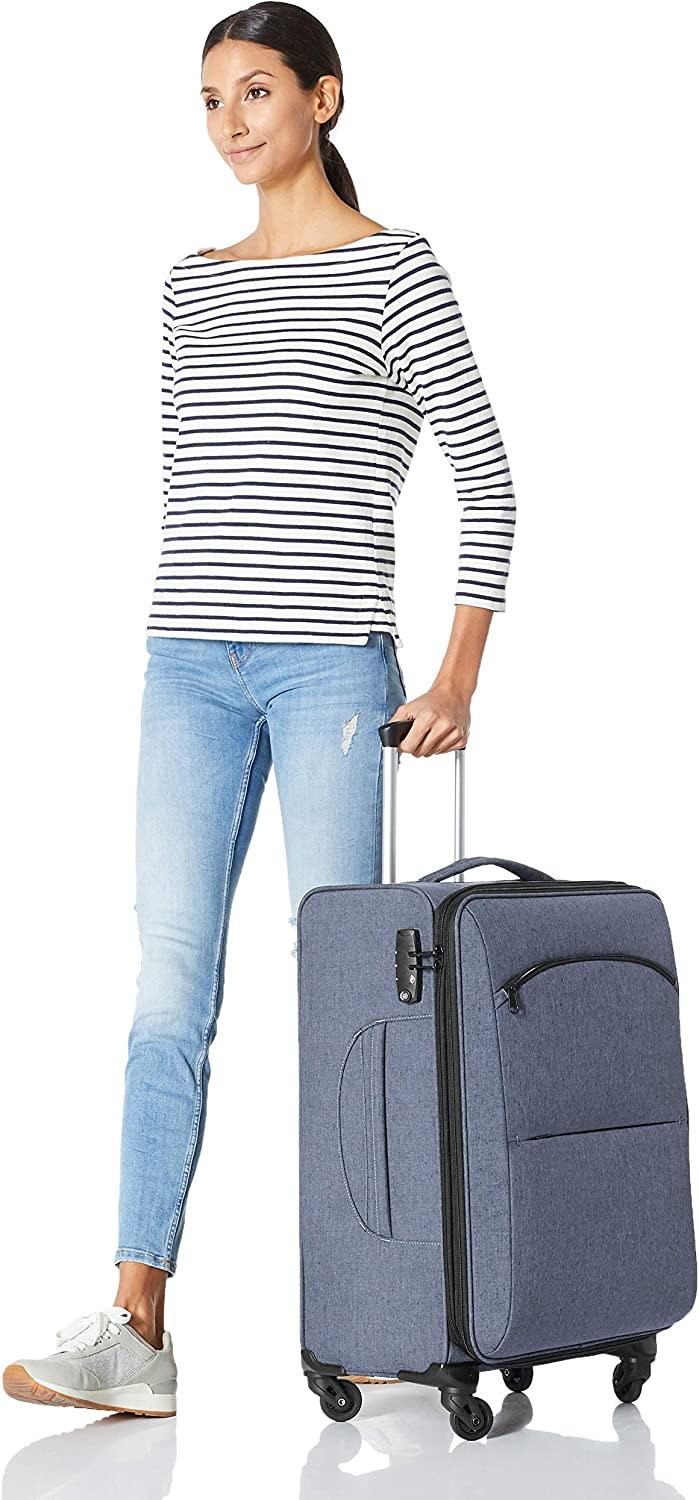Urban Softside Spinner Luggage, 3-Piece Set, Blue