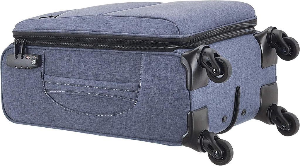 Urban Softside Spinner Luggage, 3-Piece Set, Blue