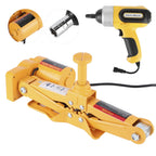 42cm 3 Ton Car Electric Scissor Jack Lift DC 12V Floor Lift Tire Repair Tool
