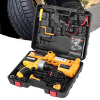 42cm 3 Ton Car Electric Scissor Jack Lift DC 12V Floor Lift Tire Repair Tool