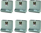 little giant bpf3 heavy duty mountable 3 hole baby piglet livestock trough feeder, 9 pound capacity (6 pack)