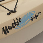 Muskie Angler Kayak with Padded Back and Paddle