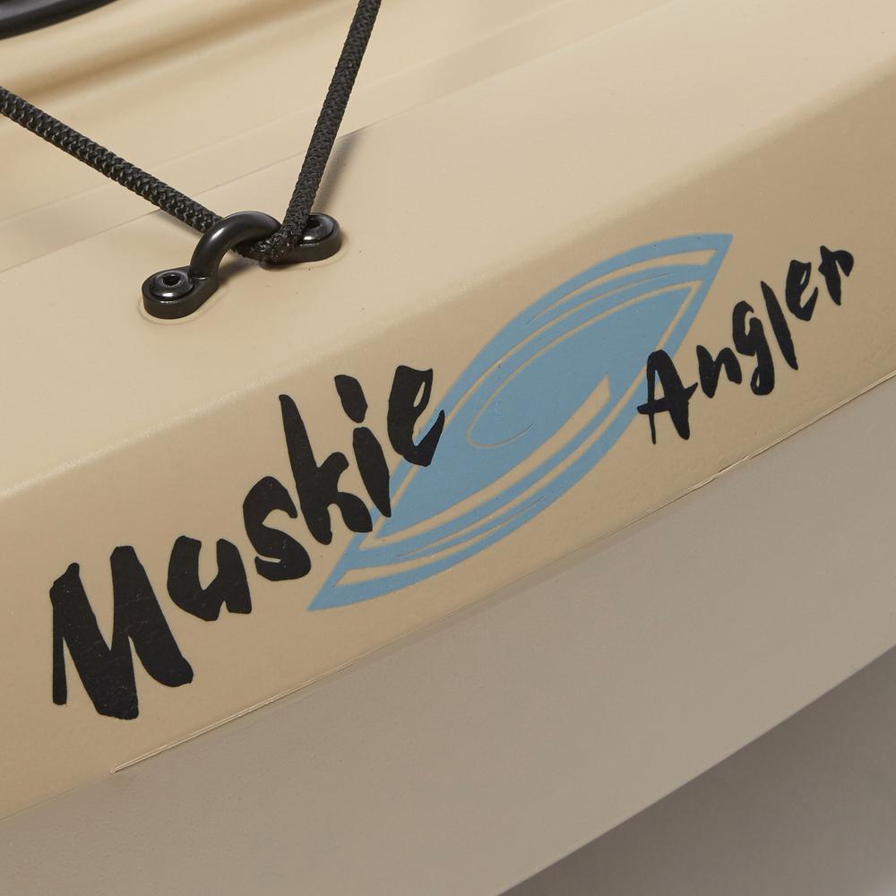 Muskie Angler Kayak with Padded Back and Paddle