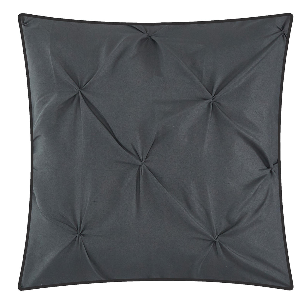 Grand Ave Nexus Pintuck 7-Piece Reversible Comforter Set, Gray