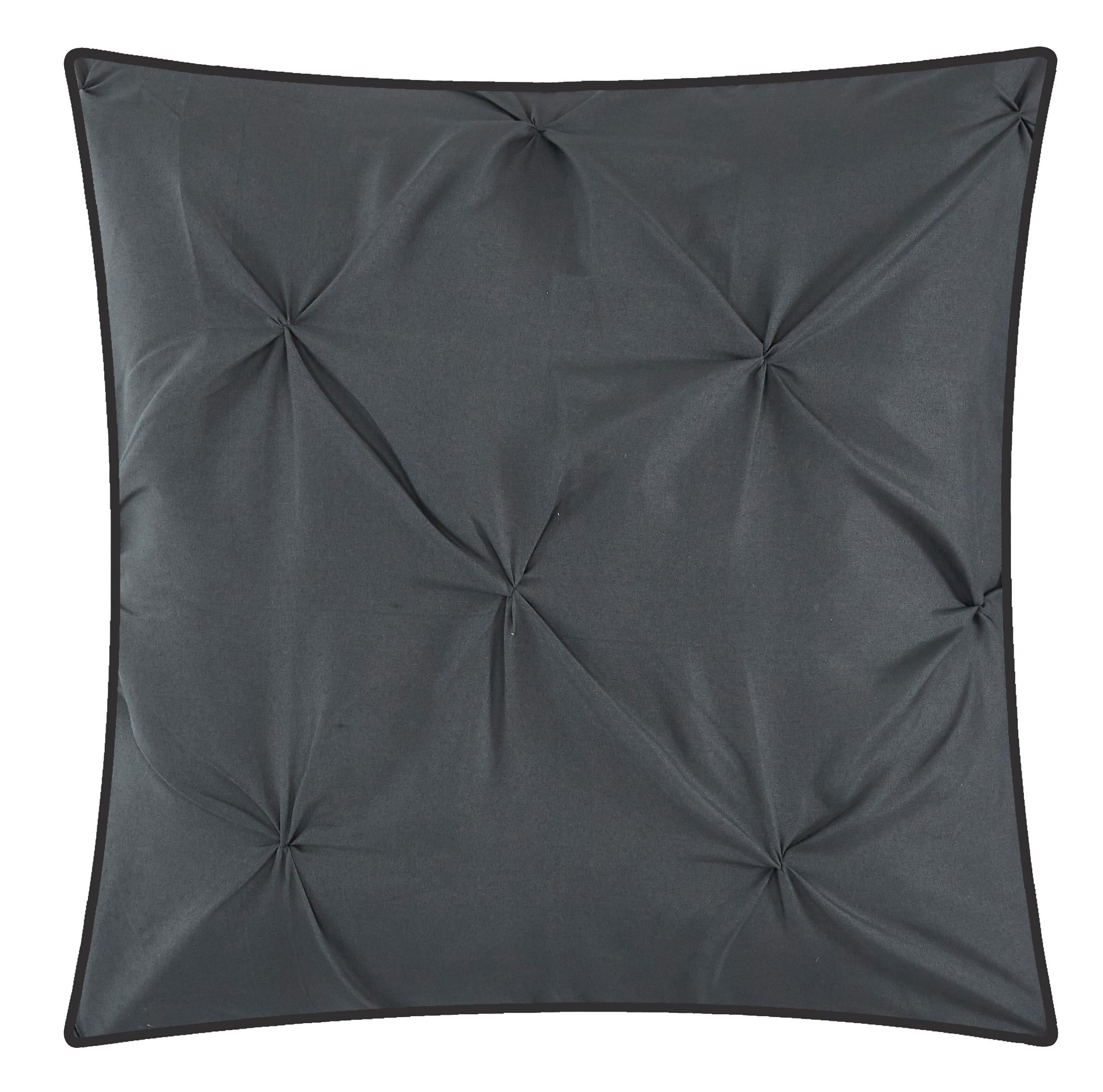 Grand Ave Nexus Pintuck 7-Piece Reversible Comforter Set, Gray