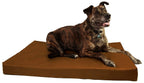 Orthopedic 4" Dog Crate Pad by Big Barker. Waterproof &amp; Tear Resistant. Thick, Heavy Duty, Tough, Washable Cover. Luxury Orthopedic Support Foam inside. Sized to perfectly fit inside standard crate sizes. Made in USA.