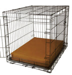 Orthopedic 4" Dog Crate Pad by Big Barker. Waterproof &amp; Tear Resistant. Thick, Heavy Duty, Tough, Washable Cover. Luxury Orthopedic Support Foam inside. Sized to perfectly fit inside standard crate sizes. Made in USA.