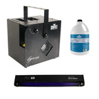 Chauvet DJ Hurricane Haze 2D Water Smoke/Fog Machine, Black Light, &amp; Fog Juice