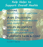 thorvin organic icelandic kelp meal - loaded with nutrients that support your livestock or pet &amp; a natural seaweed fertilizer for plants, 50lbs.