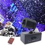 Miumaeov 2000W Snowflake Machine with Remote Control Low Noise Snow Effect Machine Portable Fake Snow Making Machine Stage Snow Machines for Parties