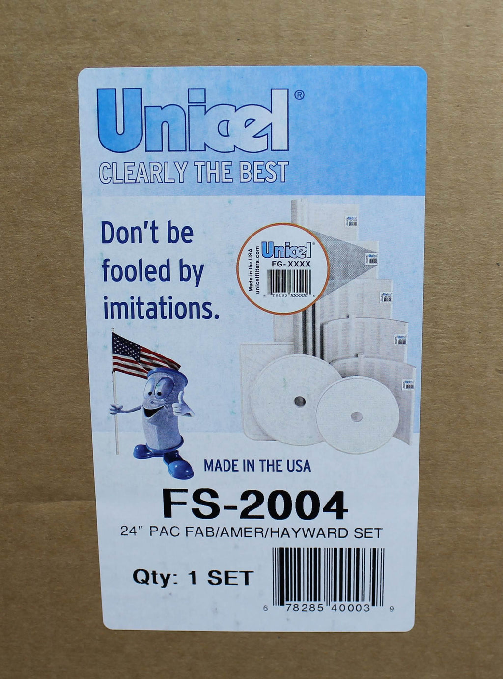 unicel d.e. fs-2004 filter grids set 48 sq ft hayward pac-fab 7 (2 pack)
