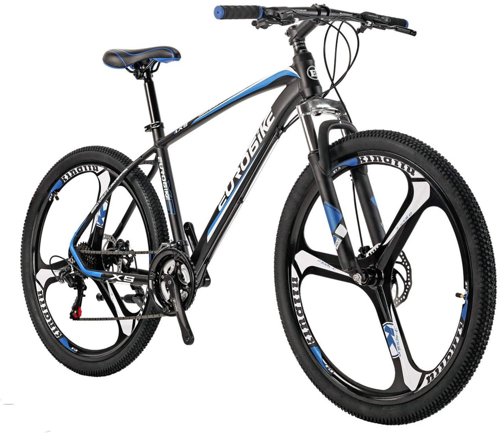 Eurobike HY X5 Aluminum Frame Mountain Bike 27.5 Inch Wheels 21 Speed Adult Bicycle