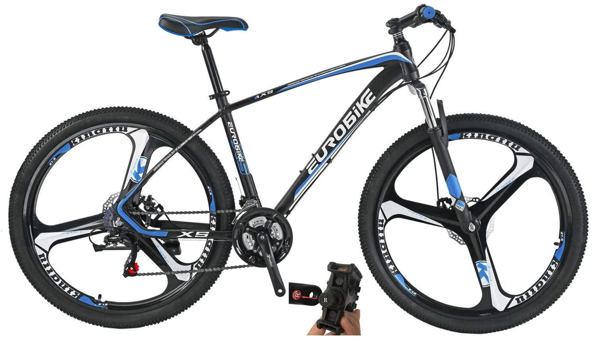 Eurobike HY X5 Aluminum Frame Mountain Bike 27.5 Inch Wheels 21 Speed Adult Bicycle